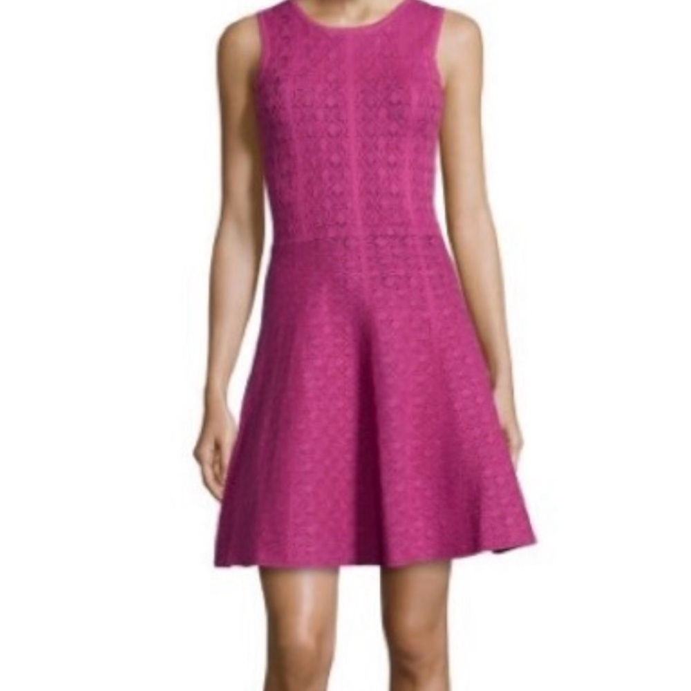 Ali Ro Pink Fit and Flare Mini Dress